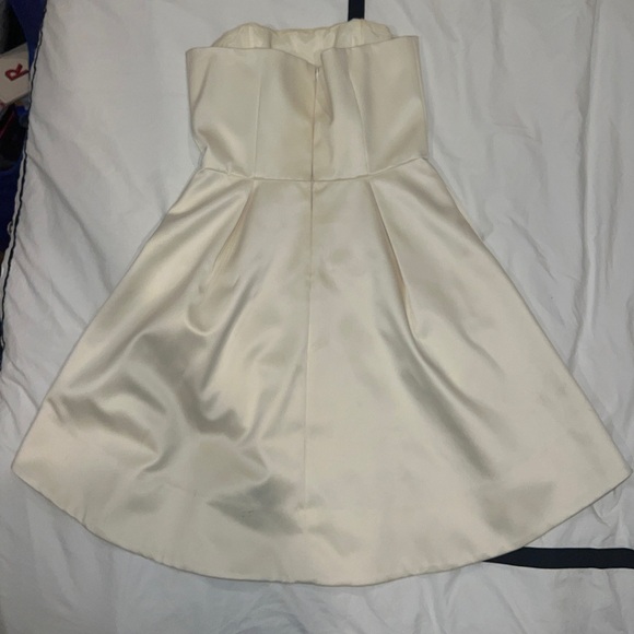 Rachel Zoe White High-Low Dress, US Size 6 - Picture 2 of 2
